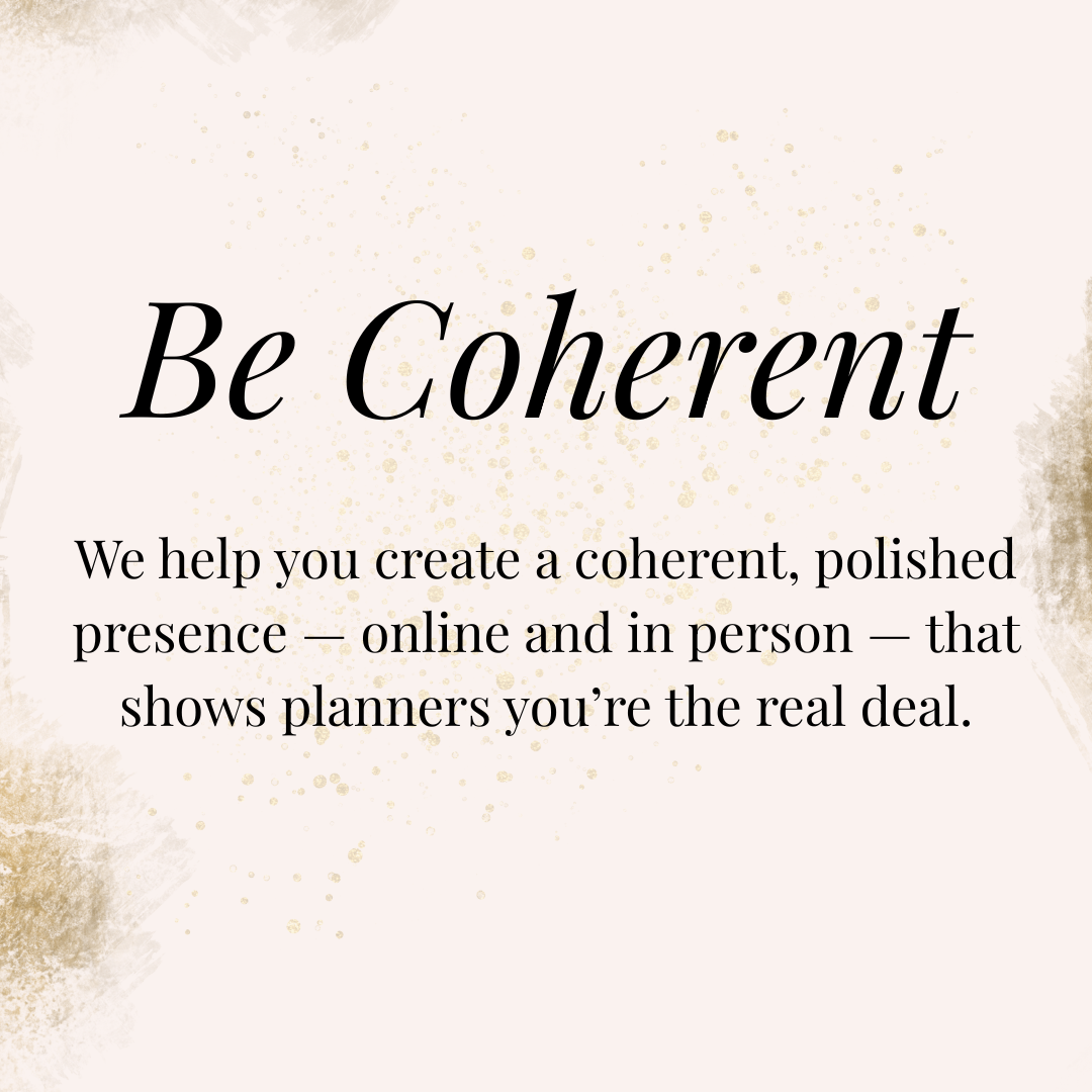 wedding business coaching be coherent